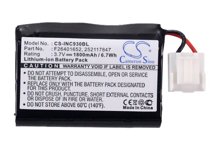 Batteri til betalingsterminal for Ingenico EFT930, EFT930-B, EFT930-P osv.