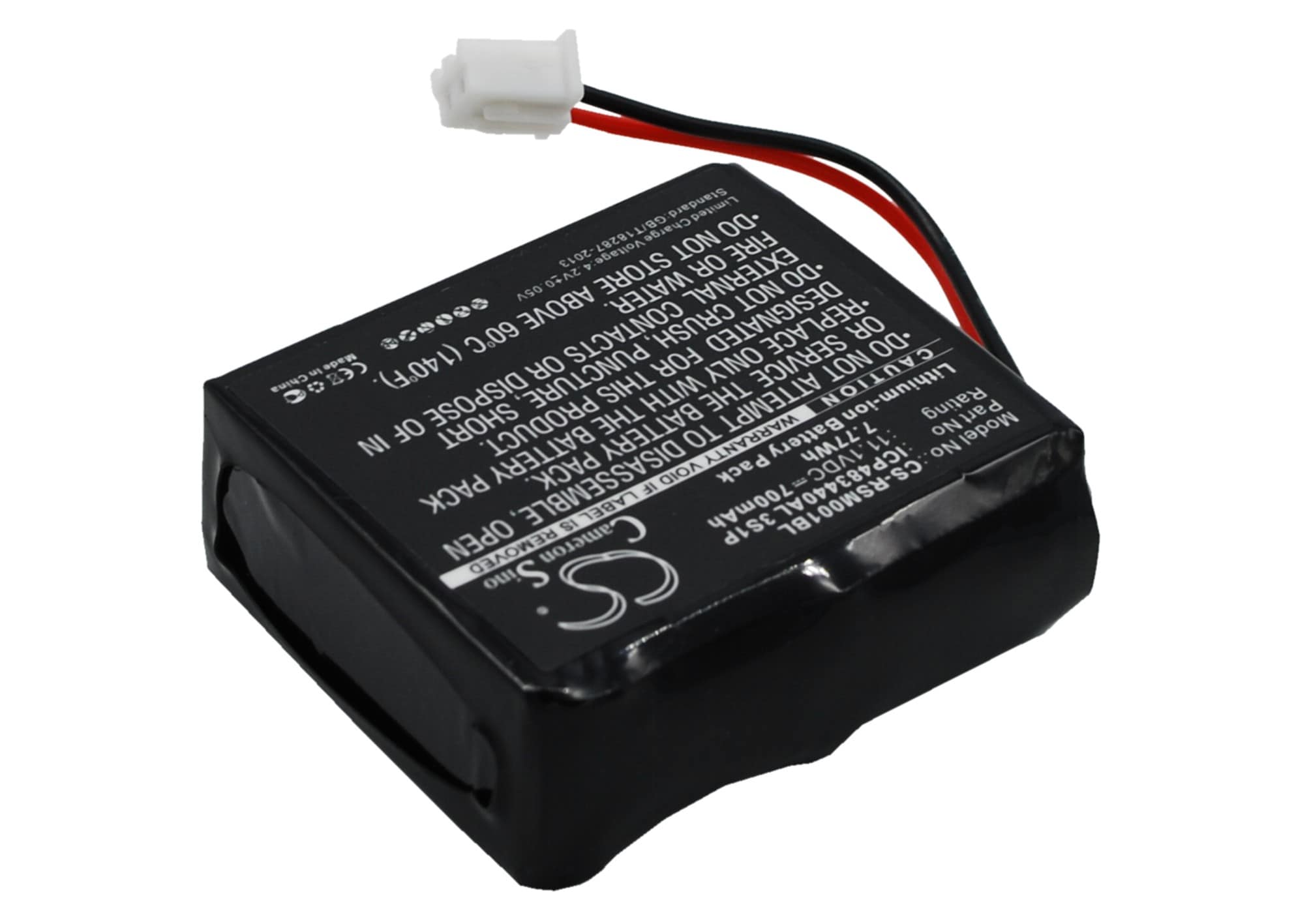 Batteri til betalingsterminal for Ratiotec Soldi Smart, Soldi Smart Banknote Tester etc.