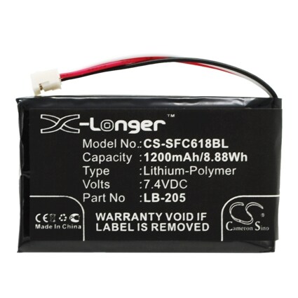 Batteri til betalingsterminal for Safescan 6185, 6165 G3, 6175