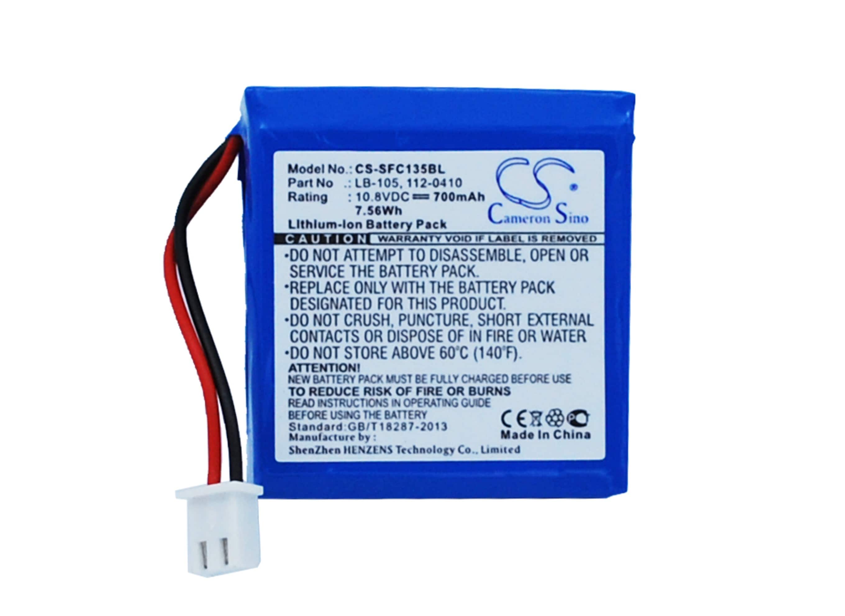 Batteri til betalingsterminal for Safescan 135i, 145ix, 155i osv.