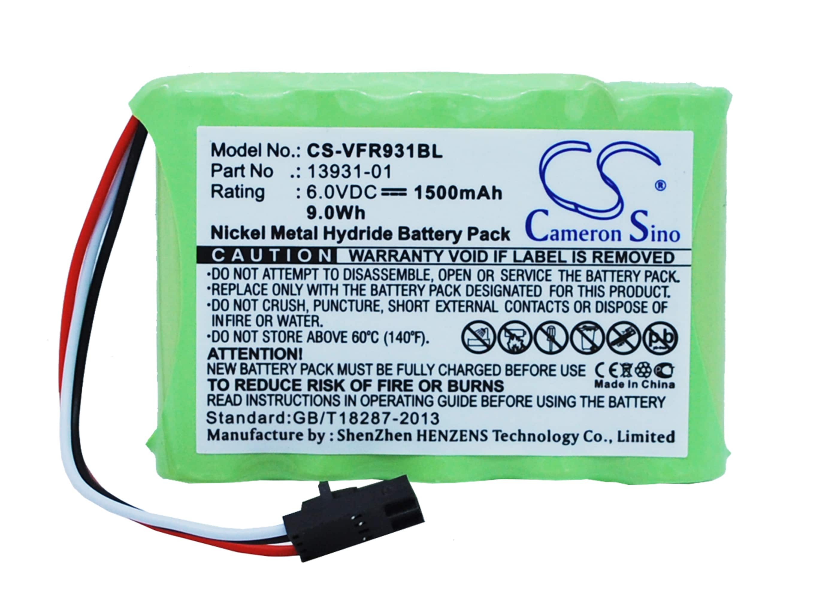 Batteri til betalingsterminal for Verifone Ruby Console, CPU-5, CPU-4