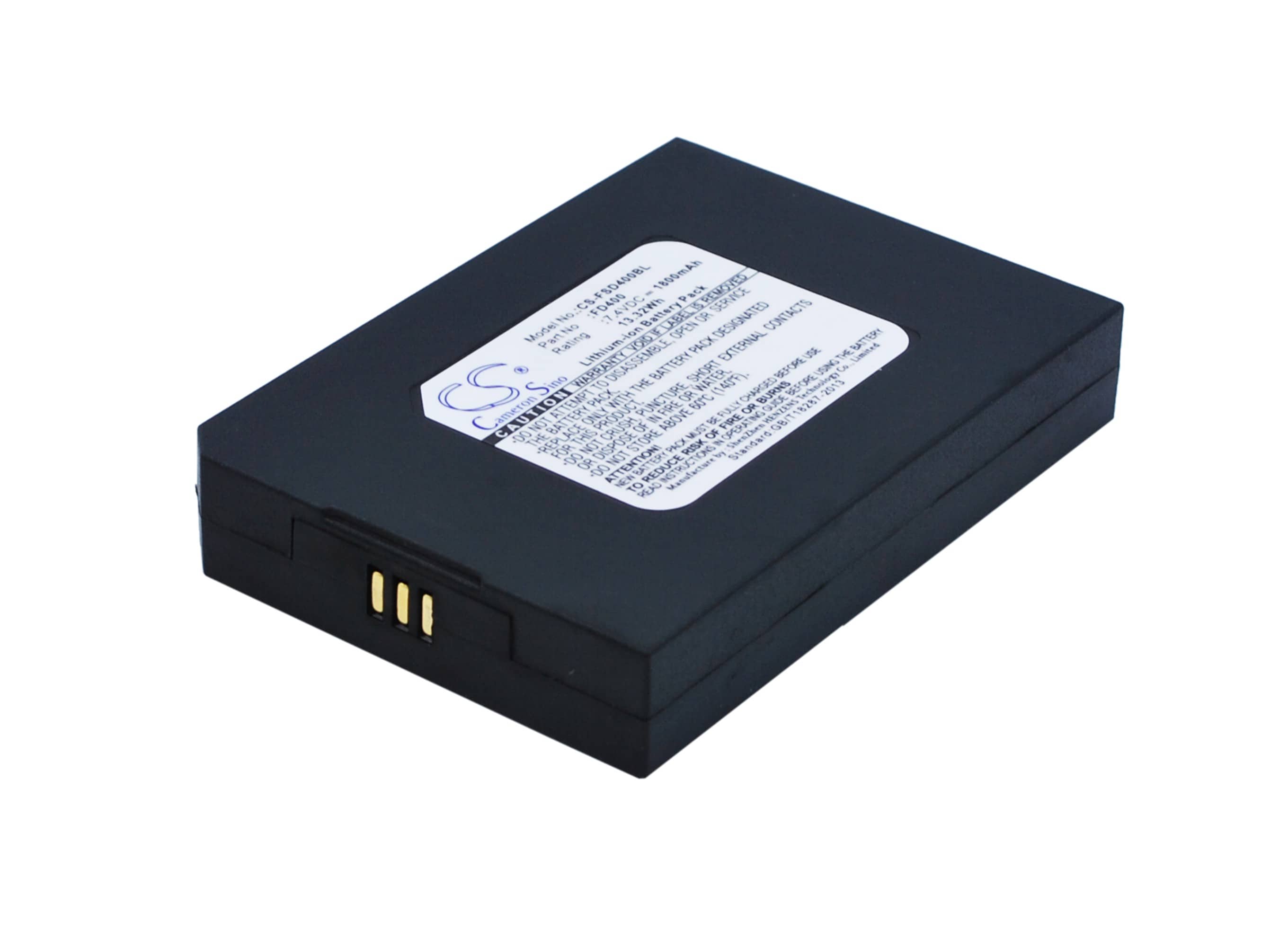 Batteri til betalingsterminal for FirstData FD-400, FD-400Ti, FD-400Gt osv.