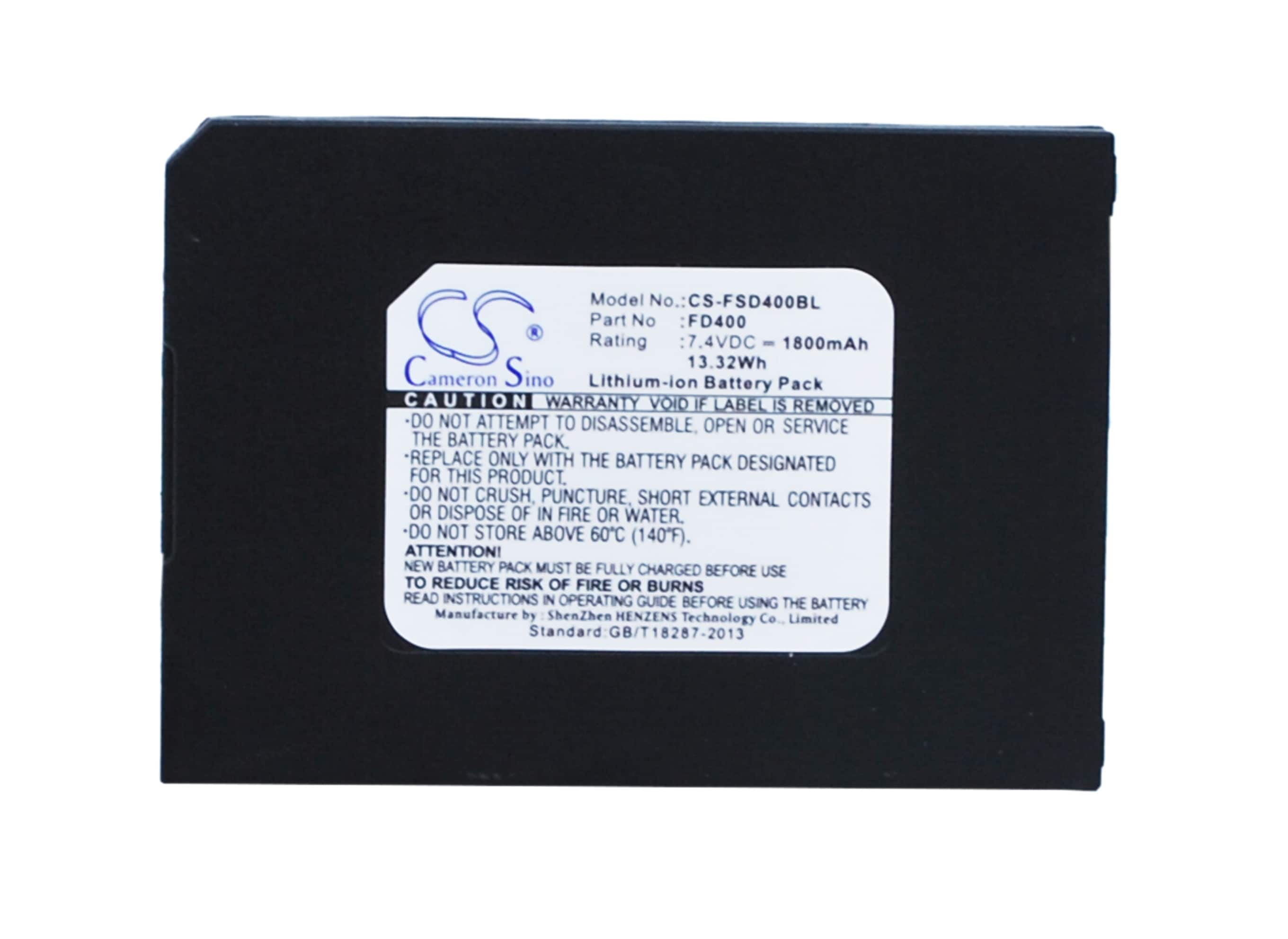 Batteri til betalingsterminal for FirstData FD-400, FD-400Ti, FD-400Gt osv.