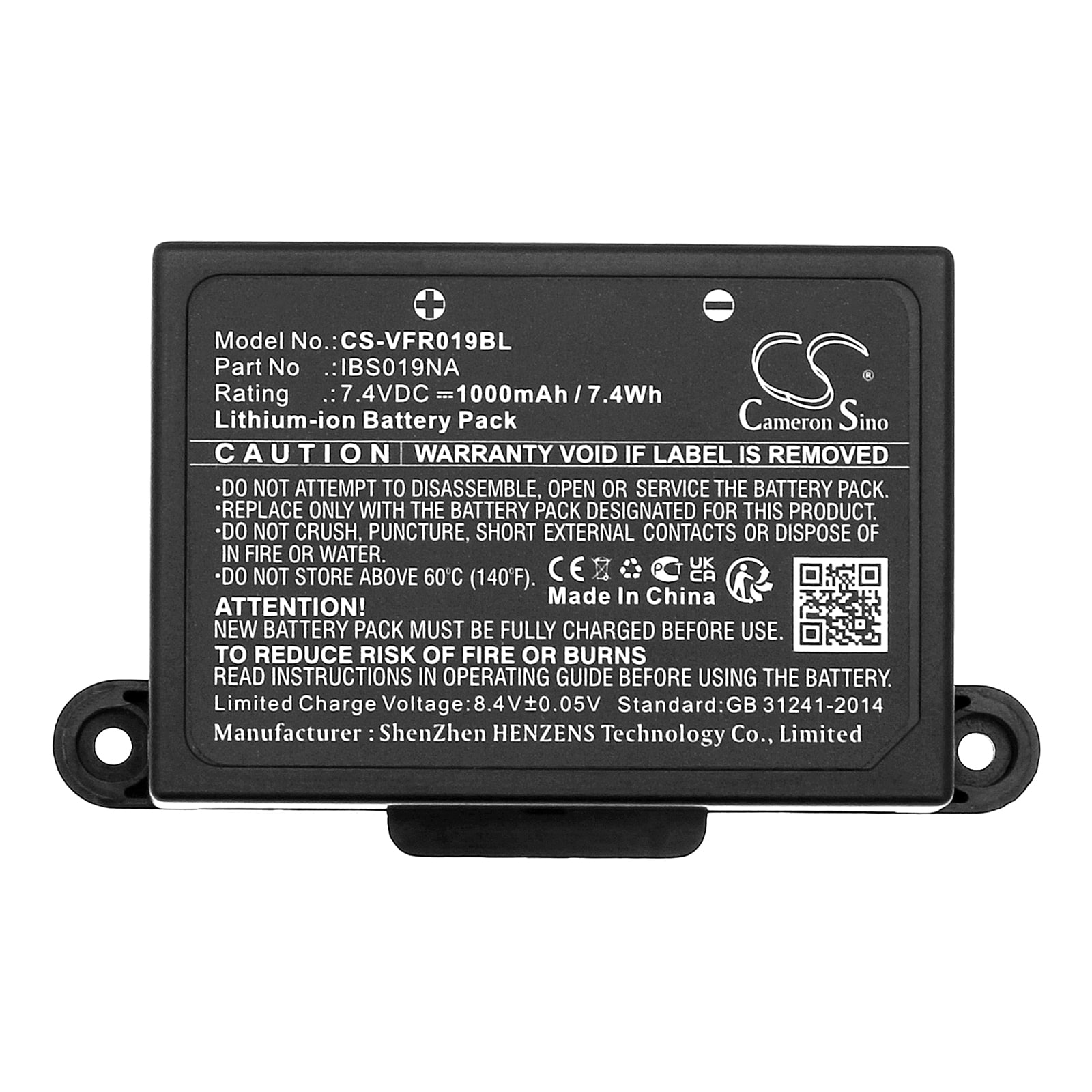 Batteri til betalingsterminal for VeriFone IBS019NA, T650C, Trinity T650c