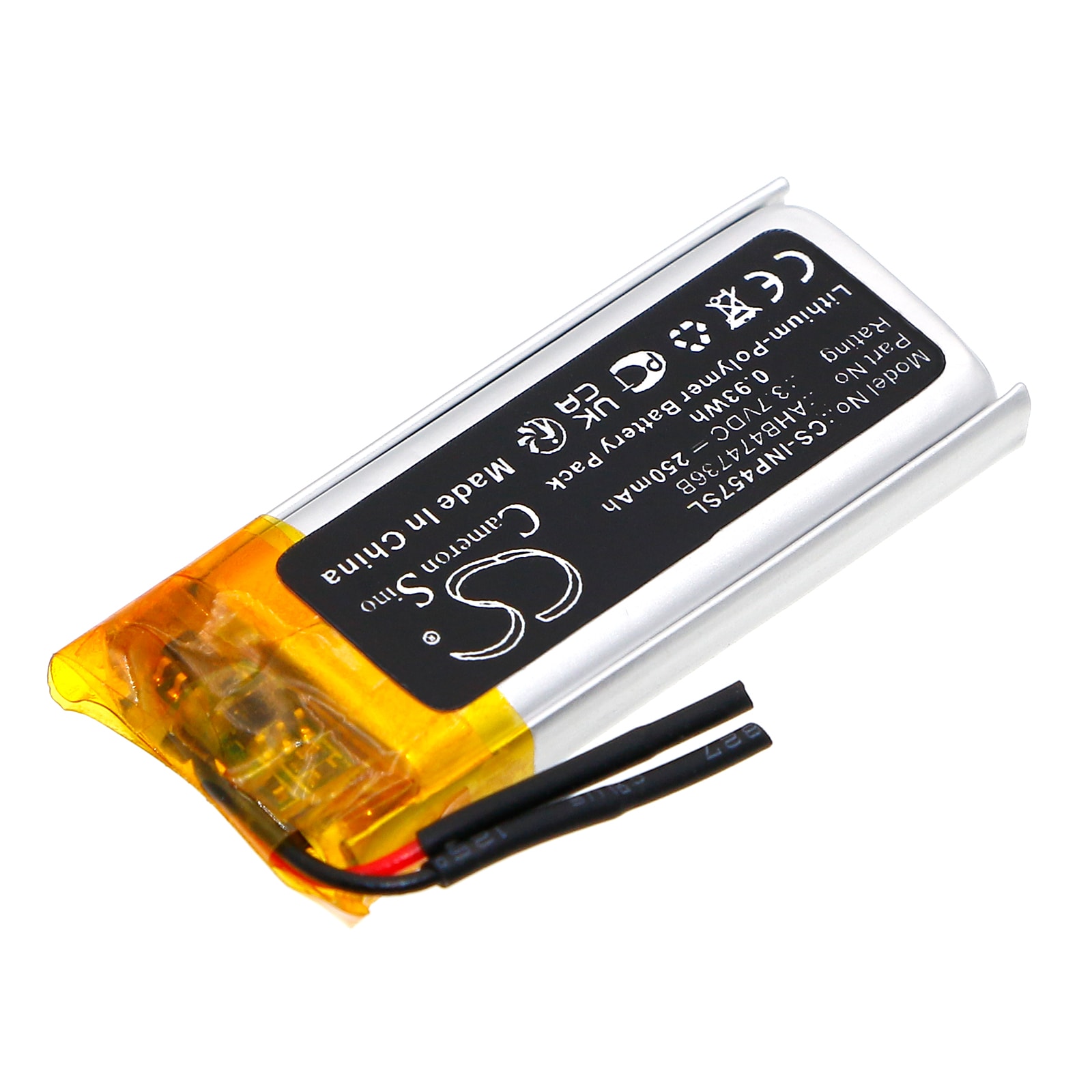Batteri til betalingsterminal for ingenico RP457, RP457C