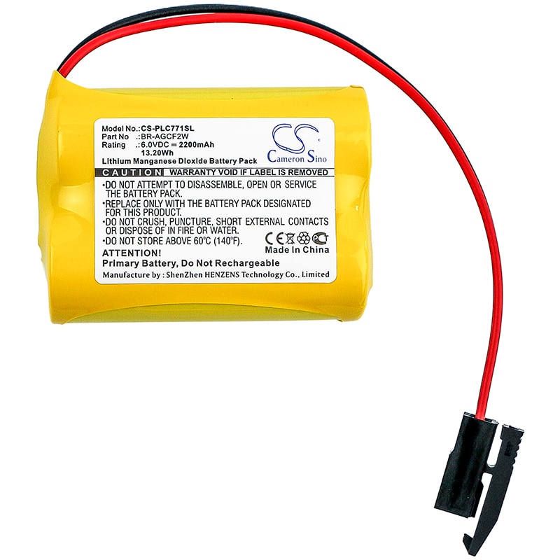Batteri for PLC for GE Intelligent Platforms A98L-0031-0011/L, A98L-0031-0011/L, A06B-6093-K001