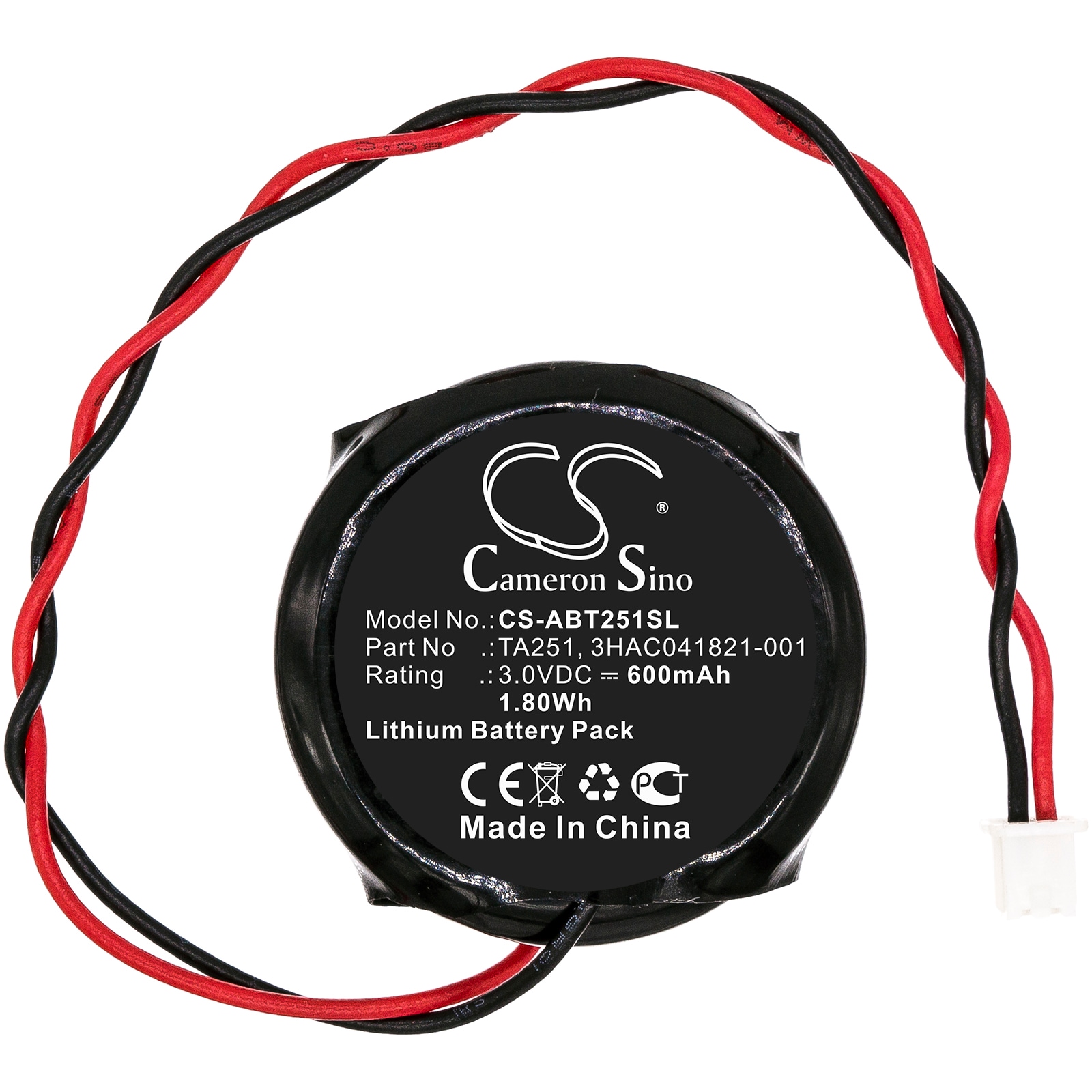 Batteri for PLC for ABB TA251, AC500, PM56X etc.