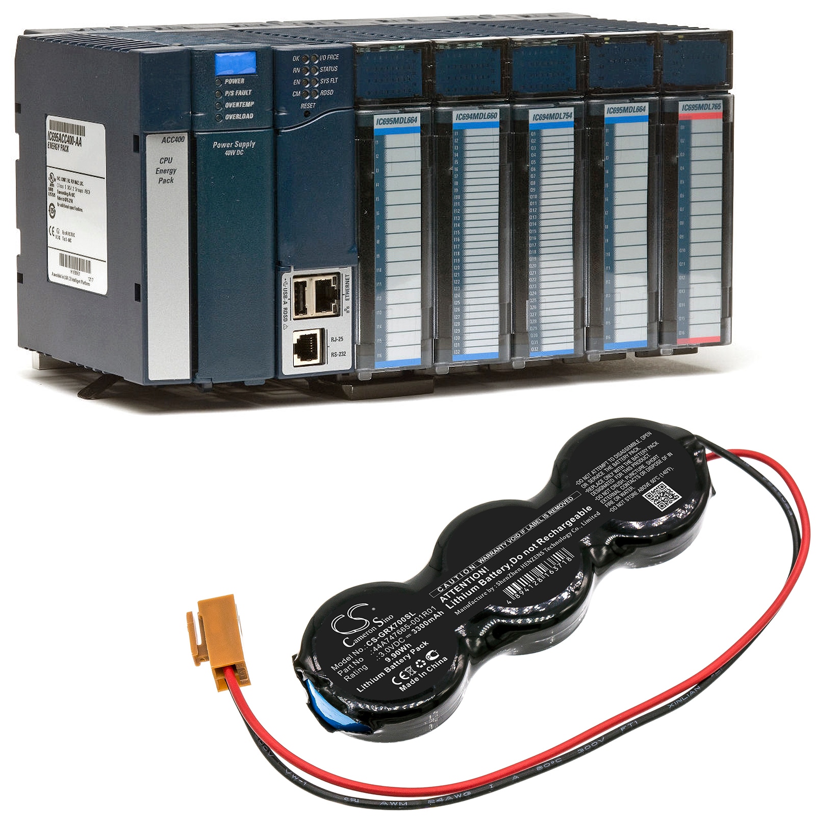 Batteri for PLC for Emerson CPU310, CMU310