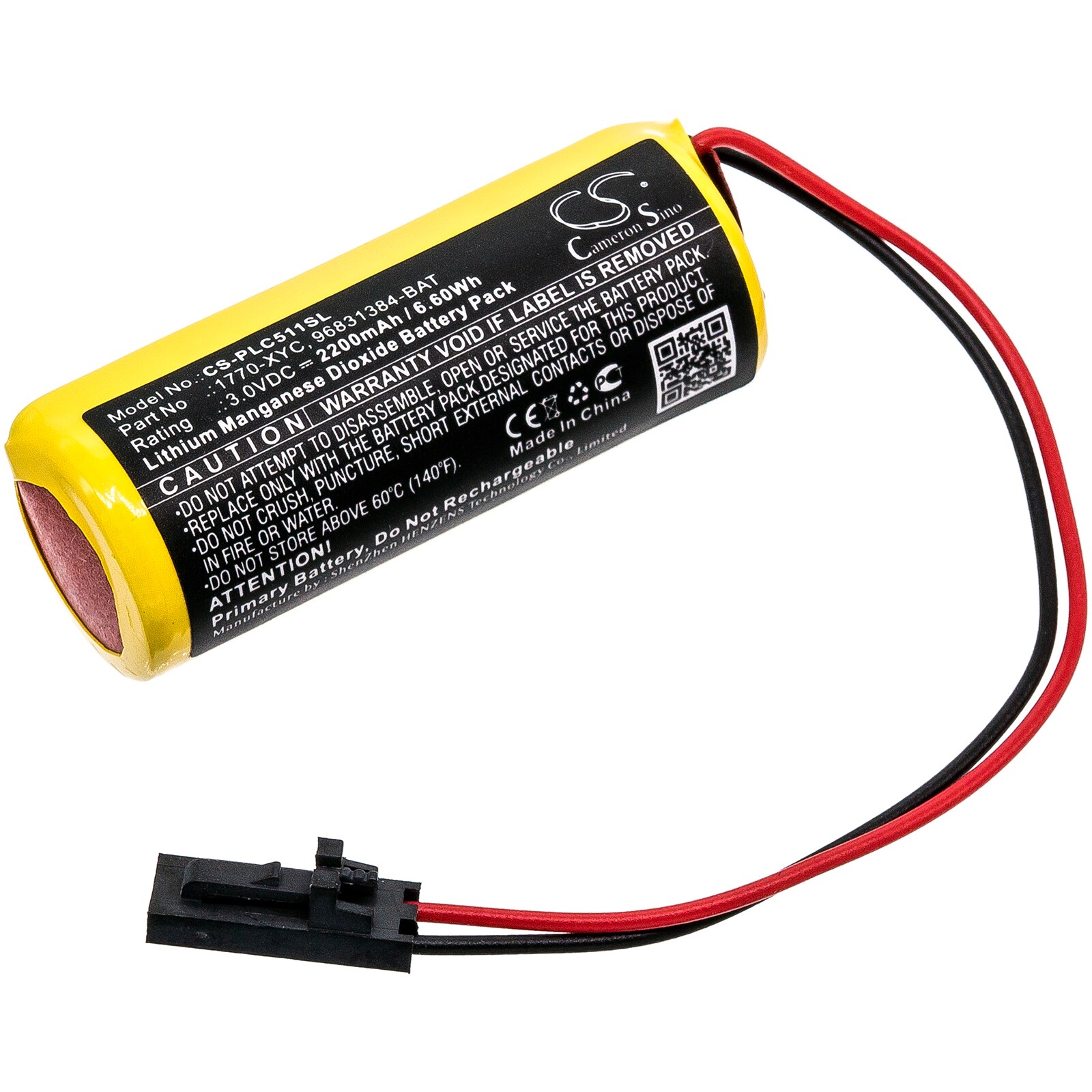 Batteri for PLC for Cutler Hammer PLC-5/11, PLC-5/20, PLC-5/30 osv.