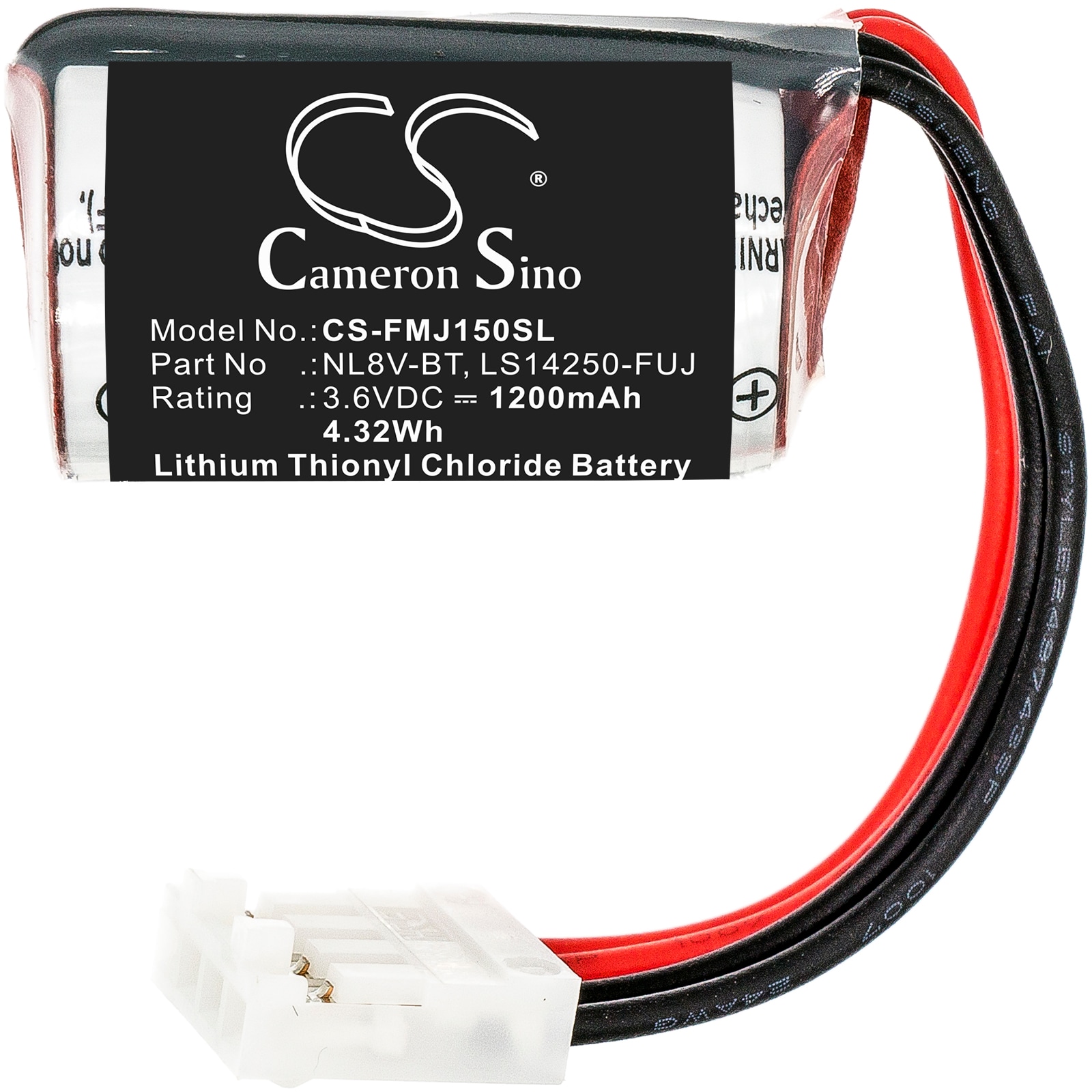 Batteri for PLS for Fuji Electric Micrex-F55, Micrex-F70, Micrex-F140S og andre.