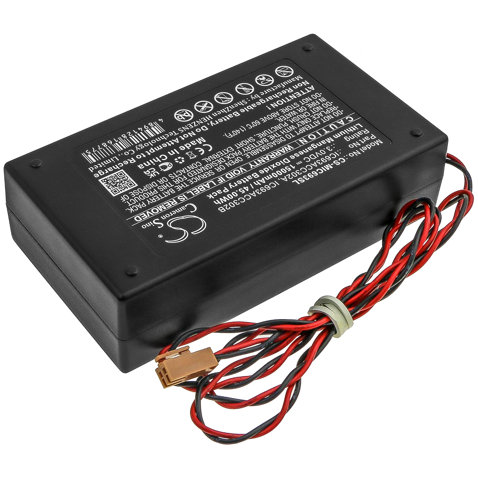 Batteri for PLC for GE Intelligent Platforms IC693ACC302A, IC693ACC302B