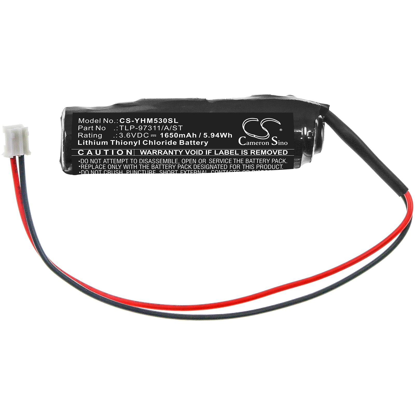 Batteri for PLS for Yamaha TS-X, KCA-M53G, KCA-M53GO-10