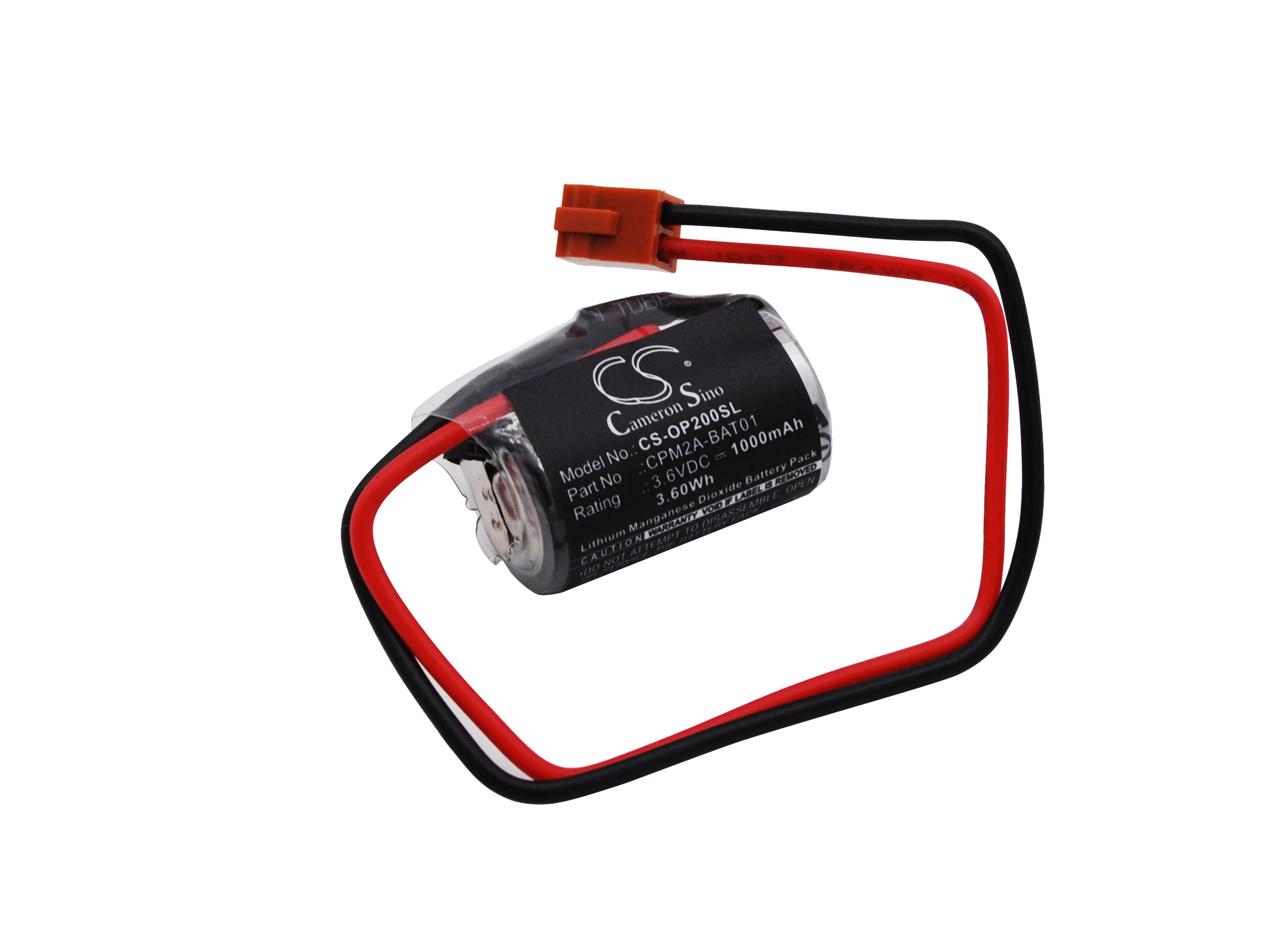 Batteri for PLS for Omron CPM2A, CQM1H, CJ1 og andre.