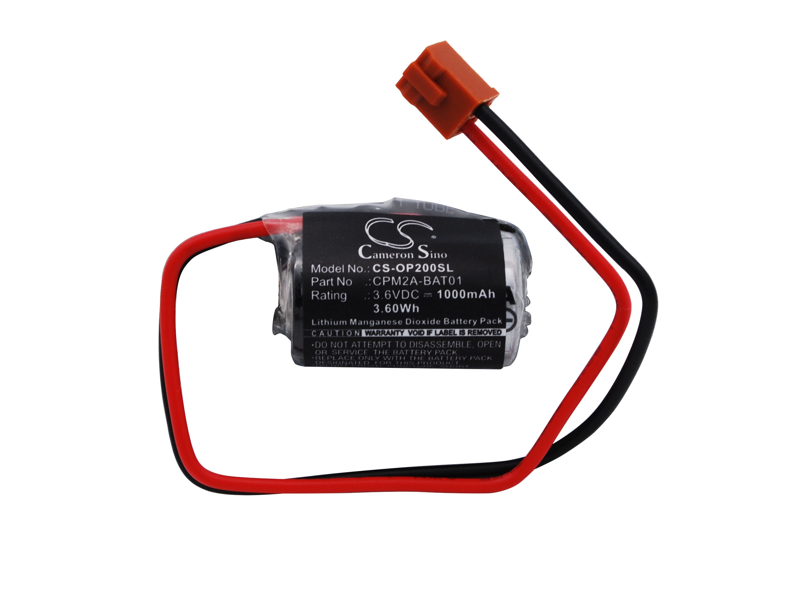 Batteri for PLS for Omron CPM2A, CQM1H, CJ1 og andre.