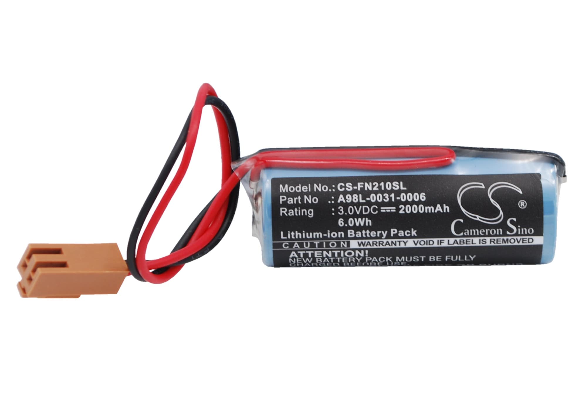 Batteri til PLC for GE FANUC CNC Power Mate 0, FANUC CNC Power Mate D og andre.