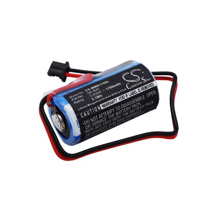 Batteri for PLS for Mitsubishi Q02CPU, Q02HCPU, Q06HCPU og andre.