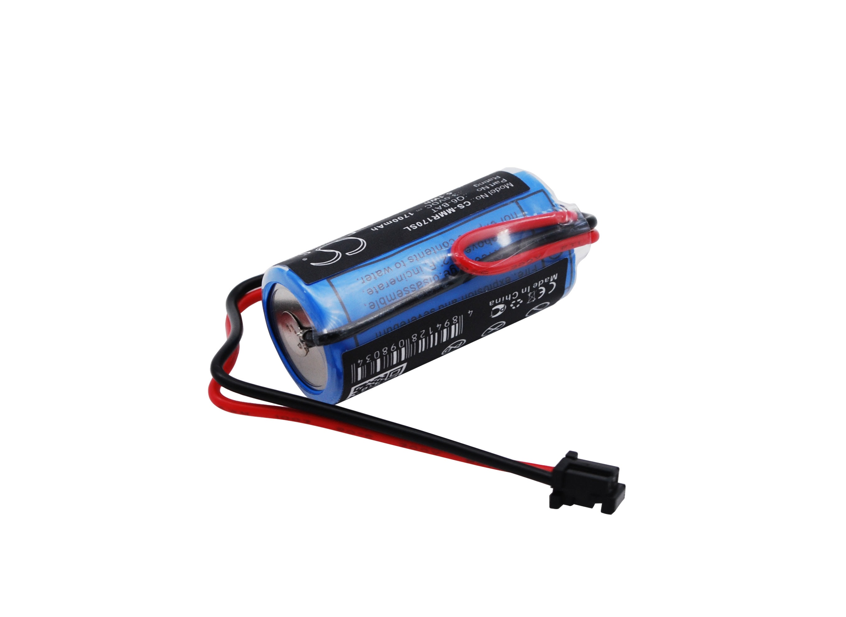 Batteri for PLS for Mitsubishi Q02CPU, Q02HCPU, Q06HCPU og andre.
