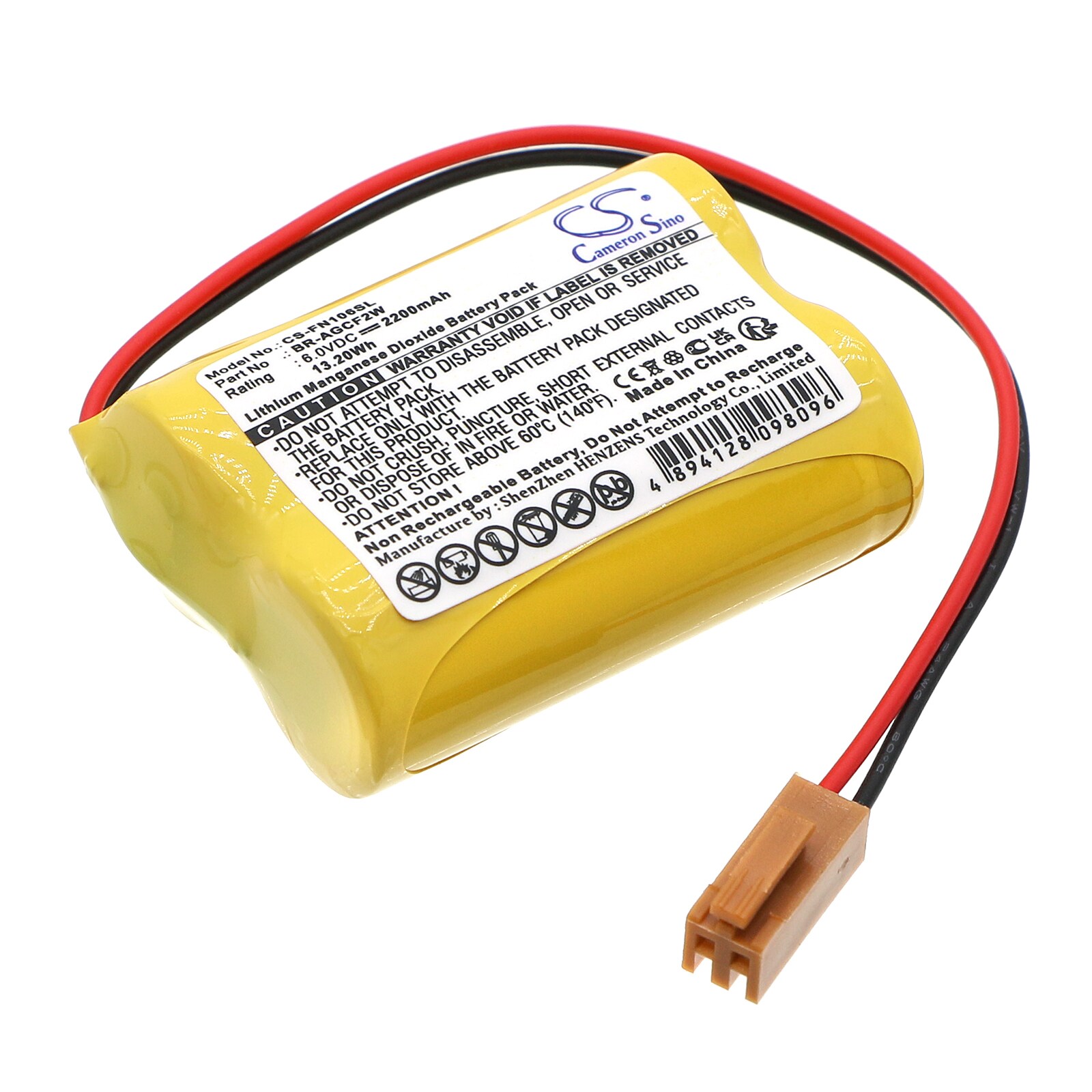 Batteri for PLC for GE Fanuc A06 programmerbar logikk, Beta SVU-forsterker osv.