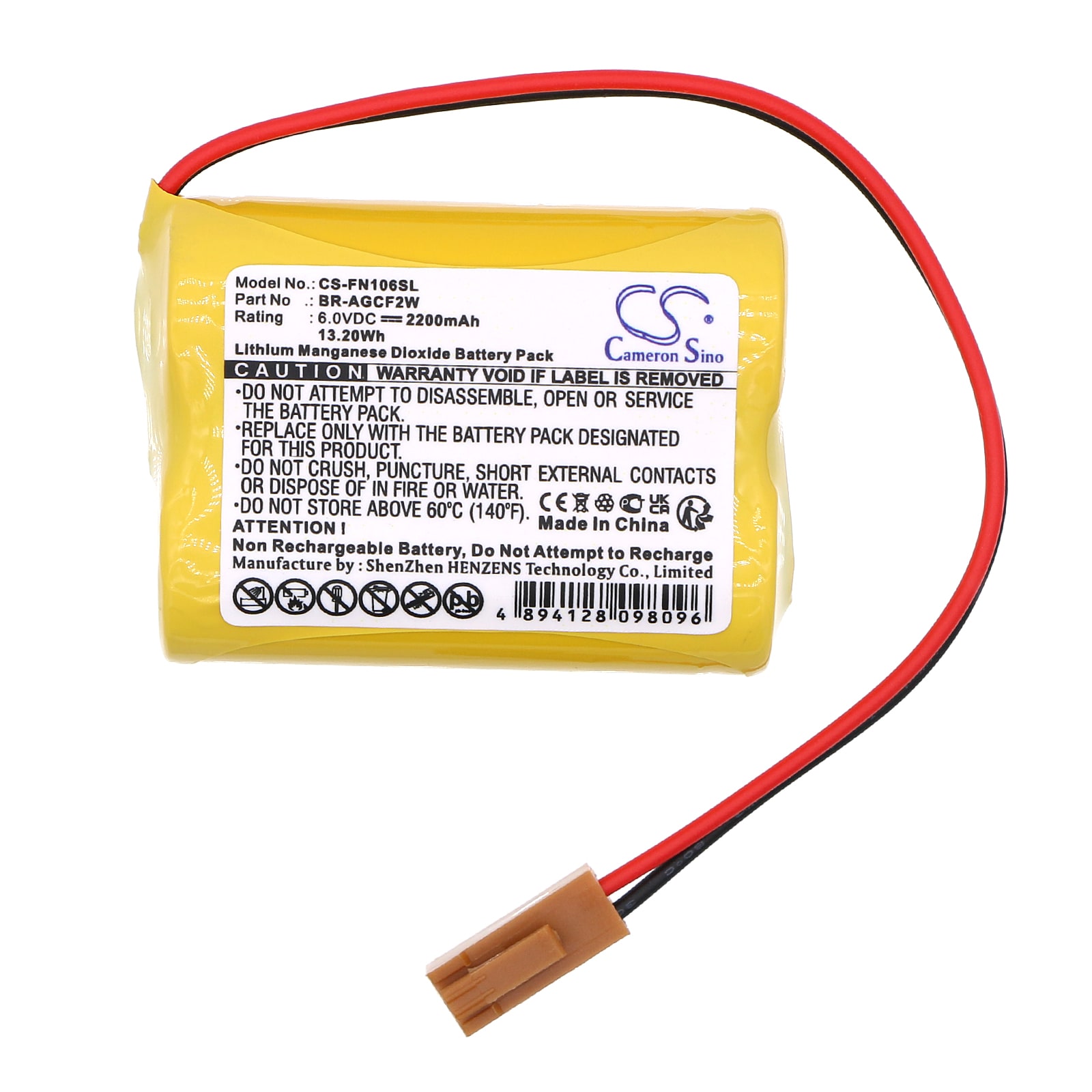 Batteri for PLC for GE Fanuc A06 programmerbar logikk, Beta SVU-forsterker osv.