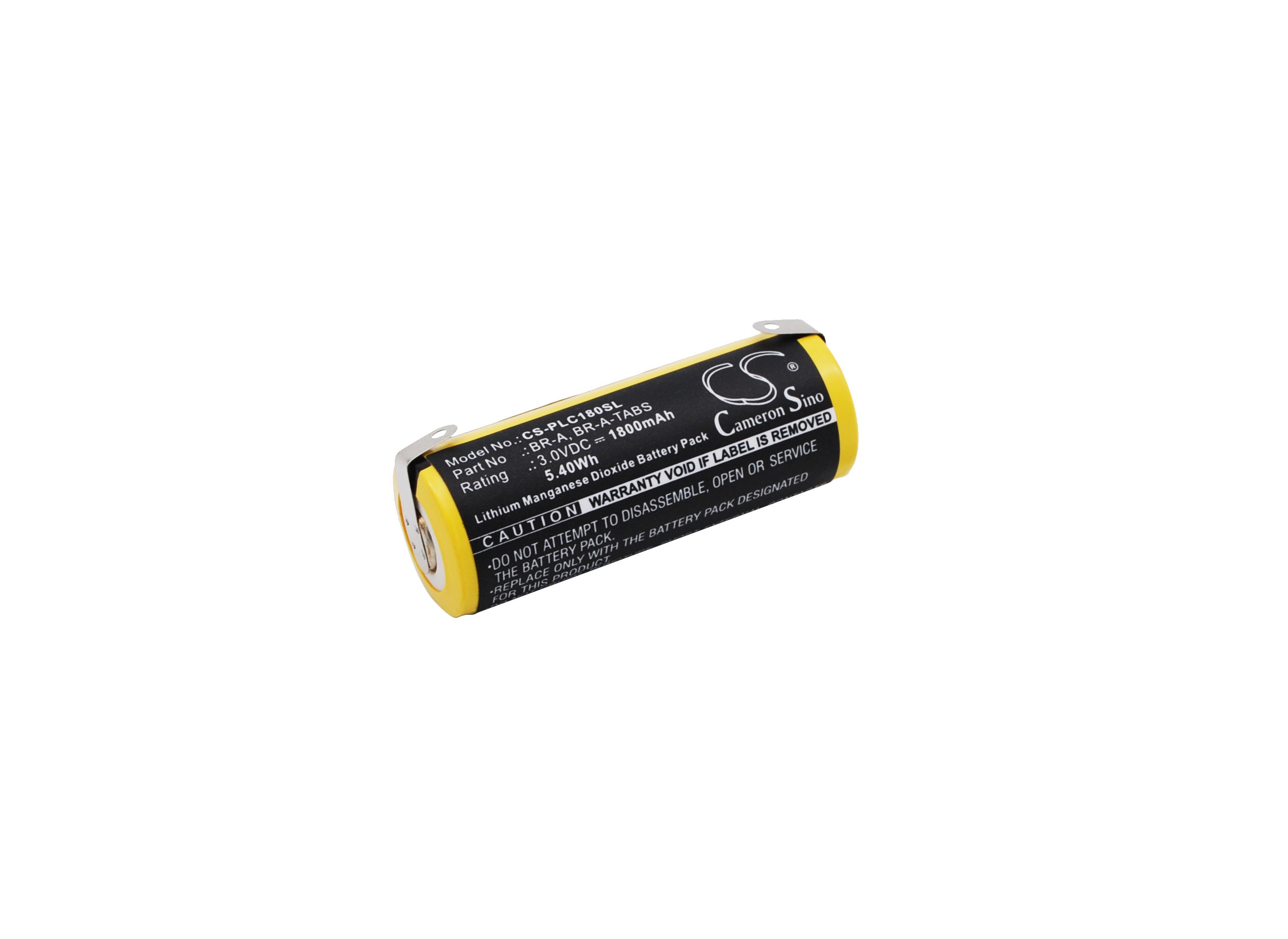 Batteri for PLS for Panasonic BR-A, BR-A-TABS, Memory back-up etc.