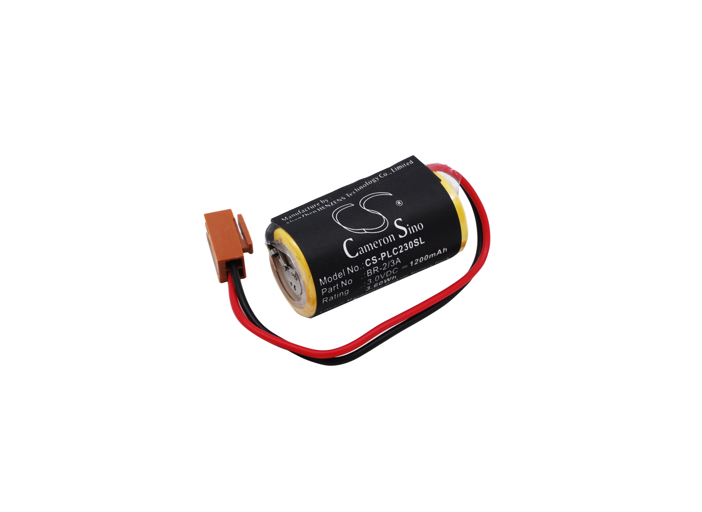Batteri for PLS for Panasonic BR2/3A, BR2/3AE2P, CR17335 og andre.