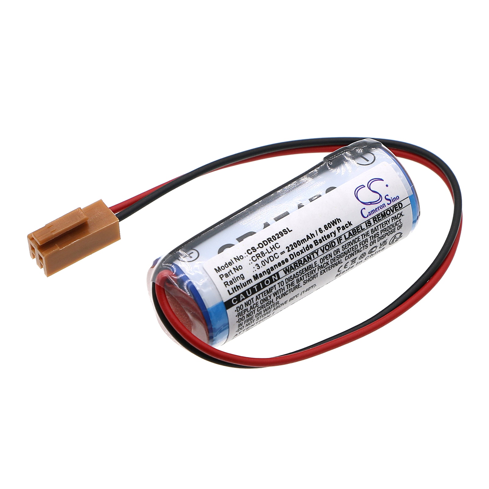 Batteri for DCS for Fanuc A04B-0236-H211, 180is-WB, A04B-0235-C211 og andre.