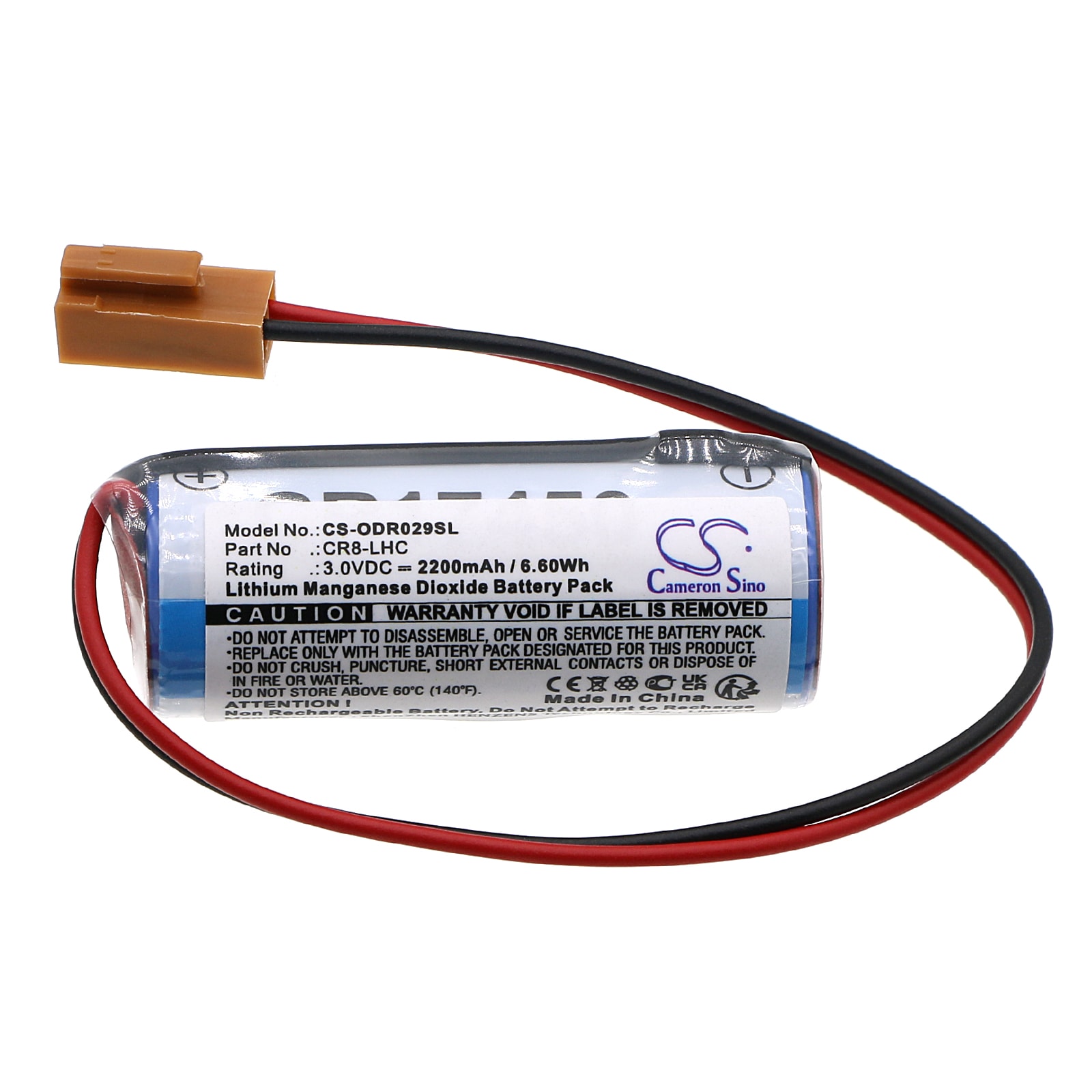 Batteri for DCS for Fanuc A04B-0236-H211, 180is-WB, A04B-0235-C211 og andre.