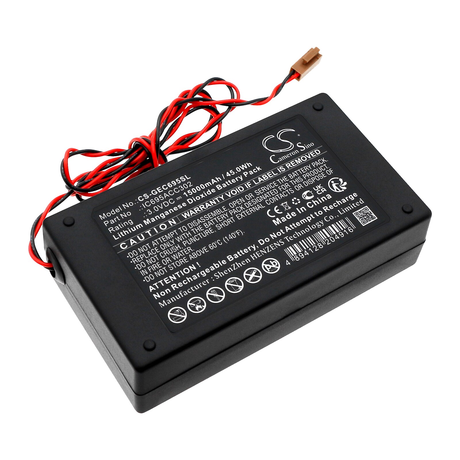 Batteri for PLC til GE FANUC CPU 311, IC693, CPU374 og andre.