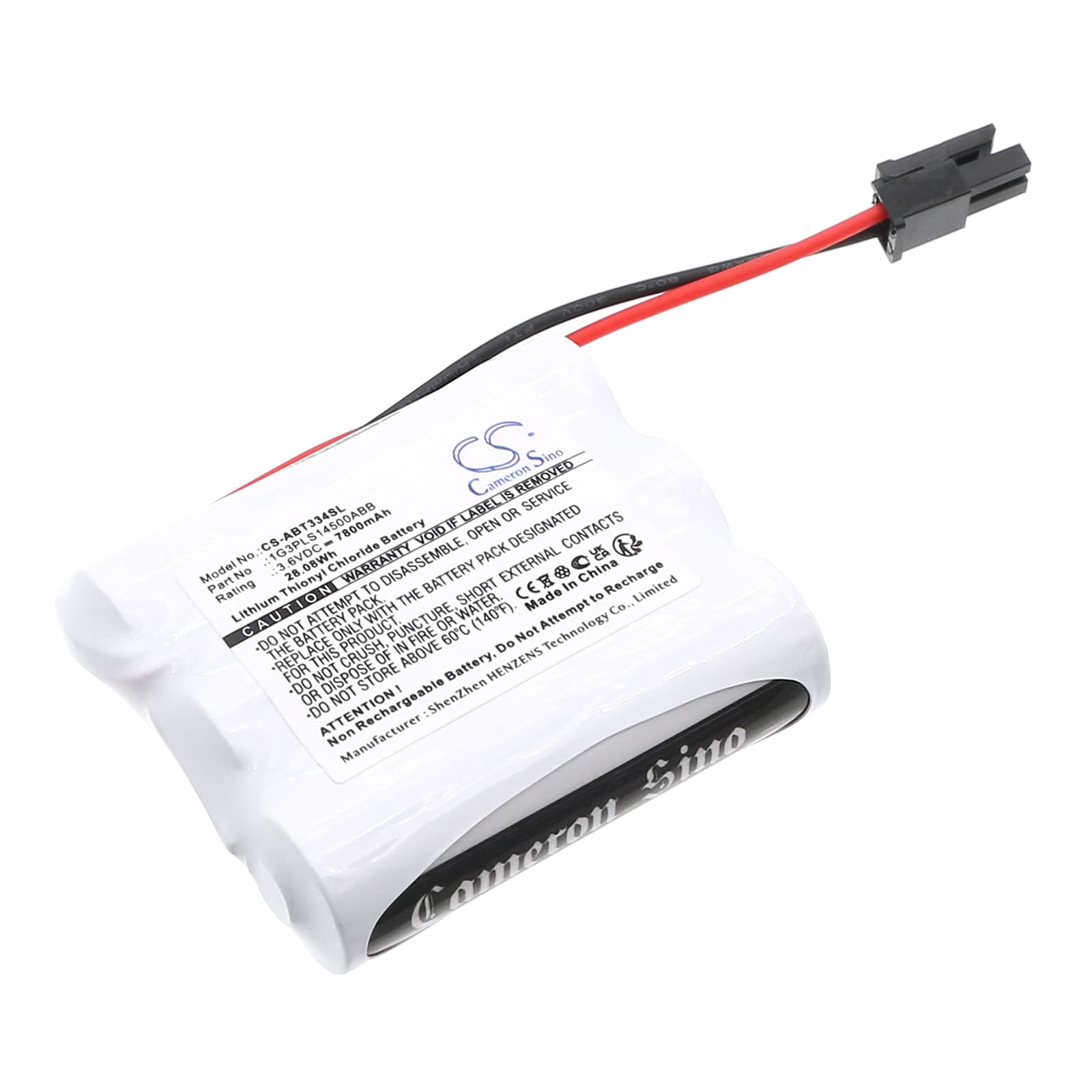 Batteri for PLC for ABB 1G3PLS14500ABB, 3HAC033492, 3HAC033492-001