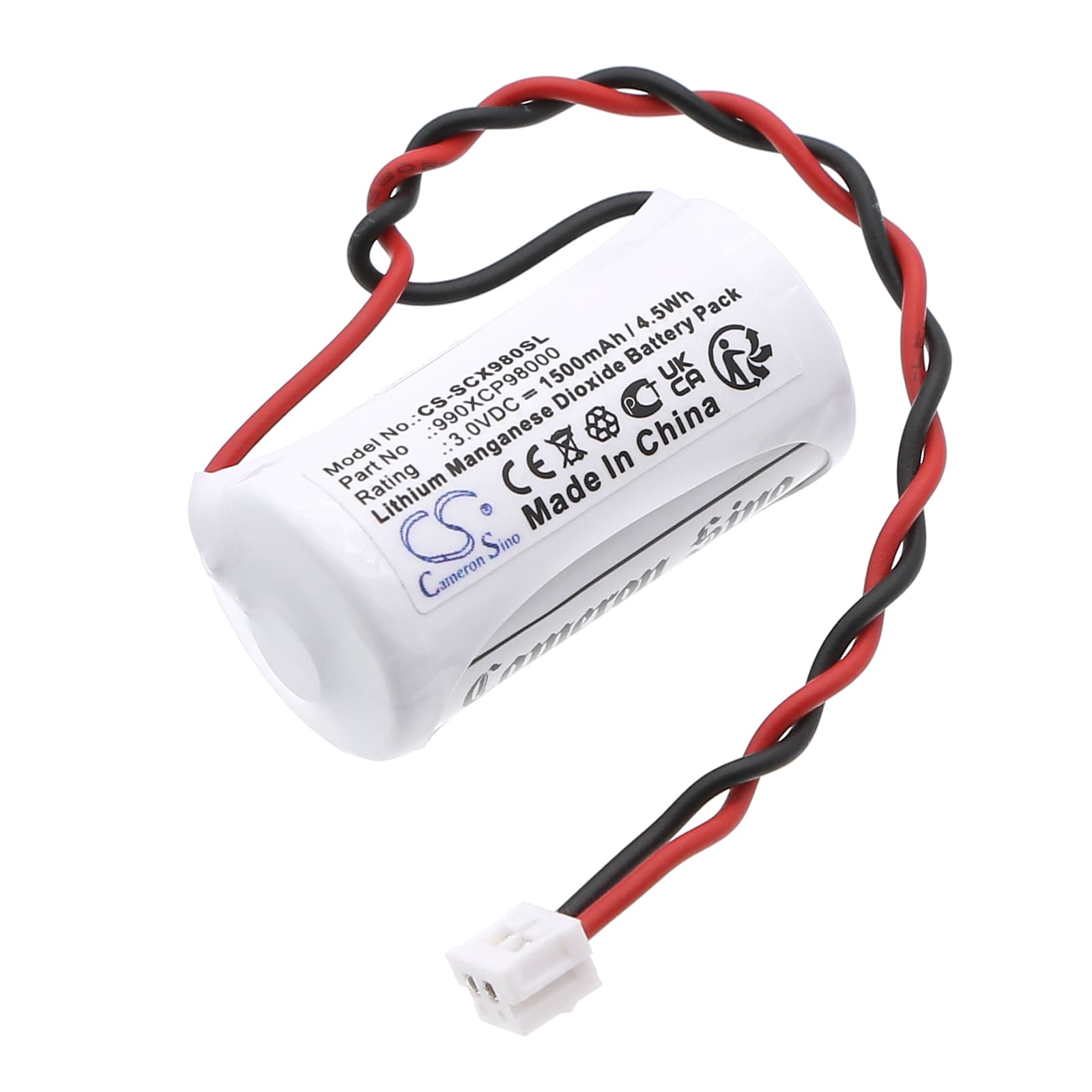 Batteri for PLC for Schneider Modicon Quantum CPU, Safety CPU osv.