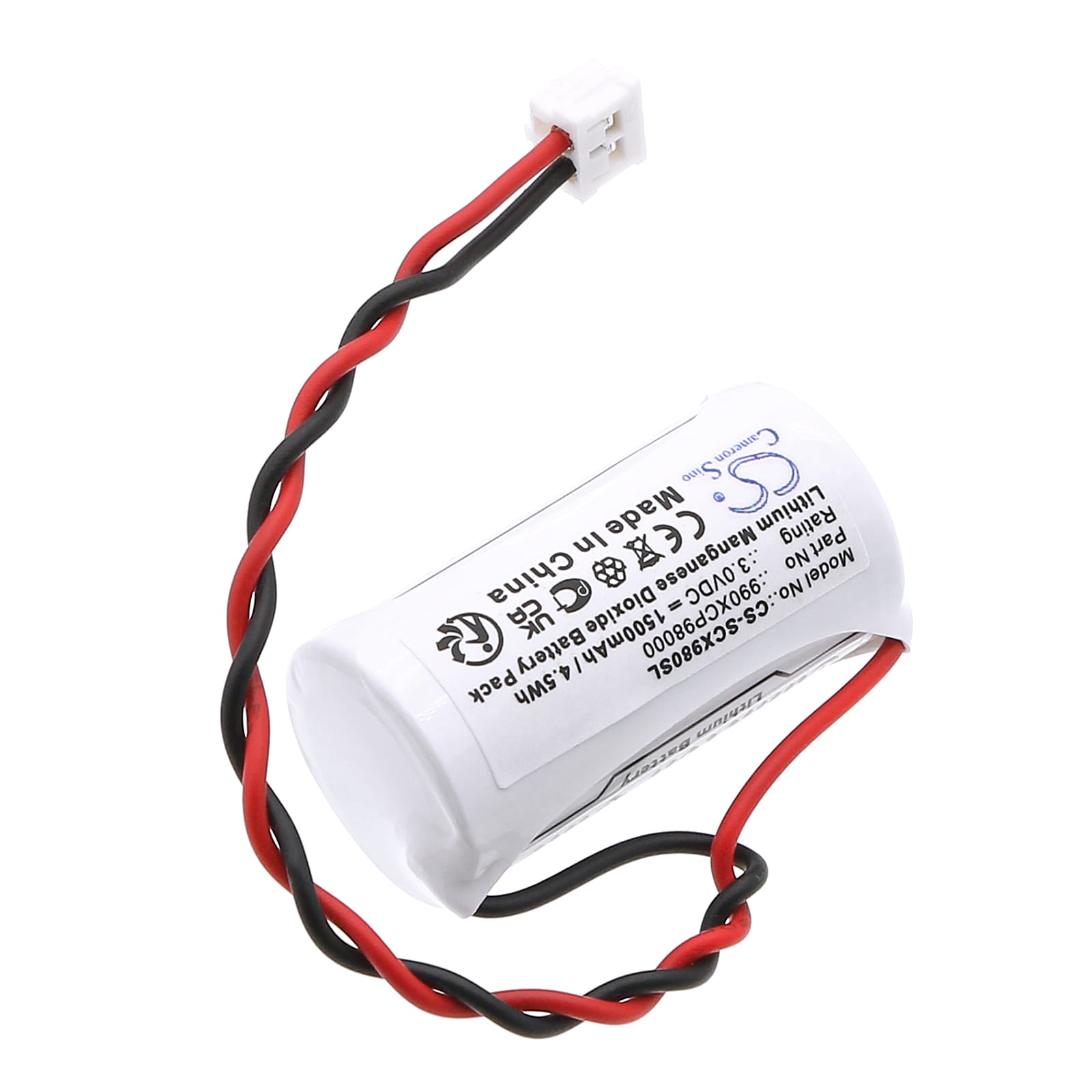 Batteri for PLC for Schneider Modicon Quantum CPU, Safety CPU osv.