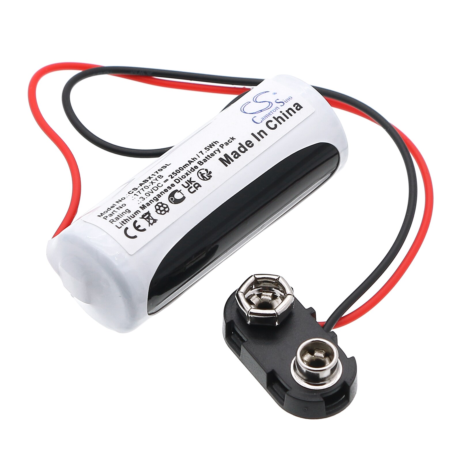 Batteri for PLC for Allen Bradley 1785-L40B/L, 1785-L60B/L, PLC-5/11 og andre.