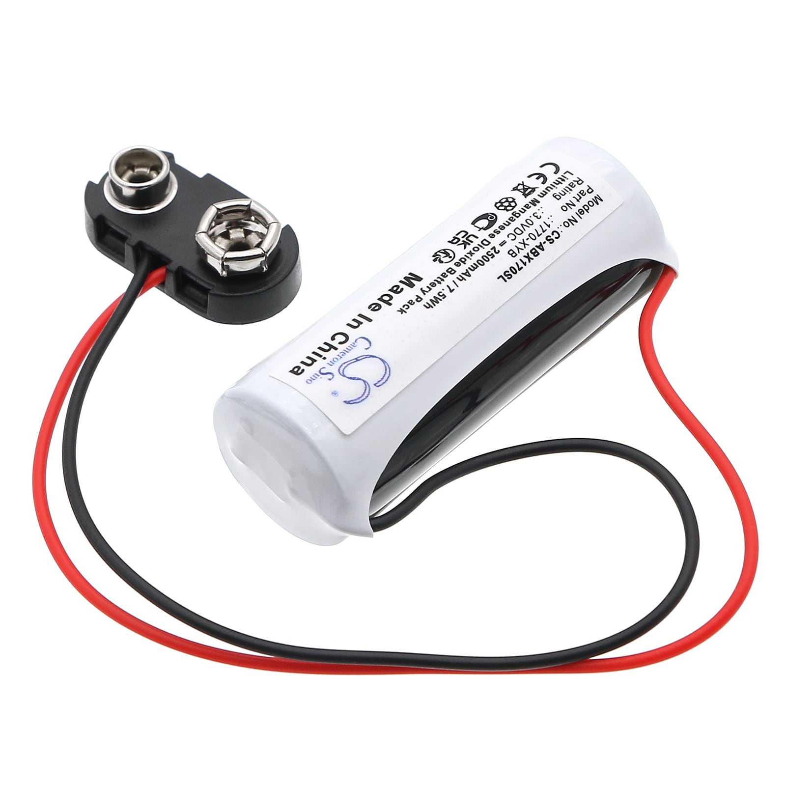 Batteri for PLC for Allen Bradley 1785-L40B/L, 1785-L60B/L, PLC-5/11 og andre.