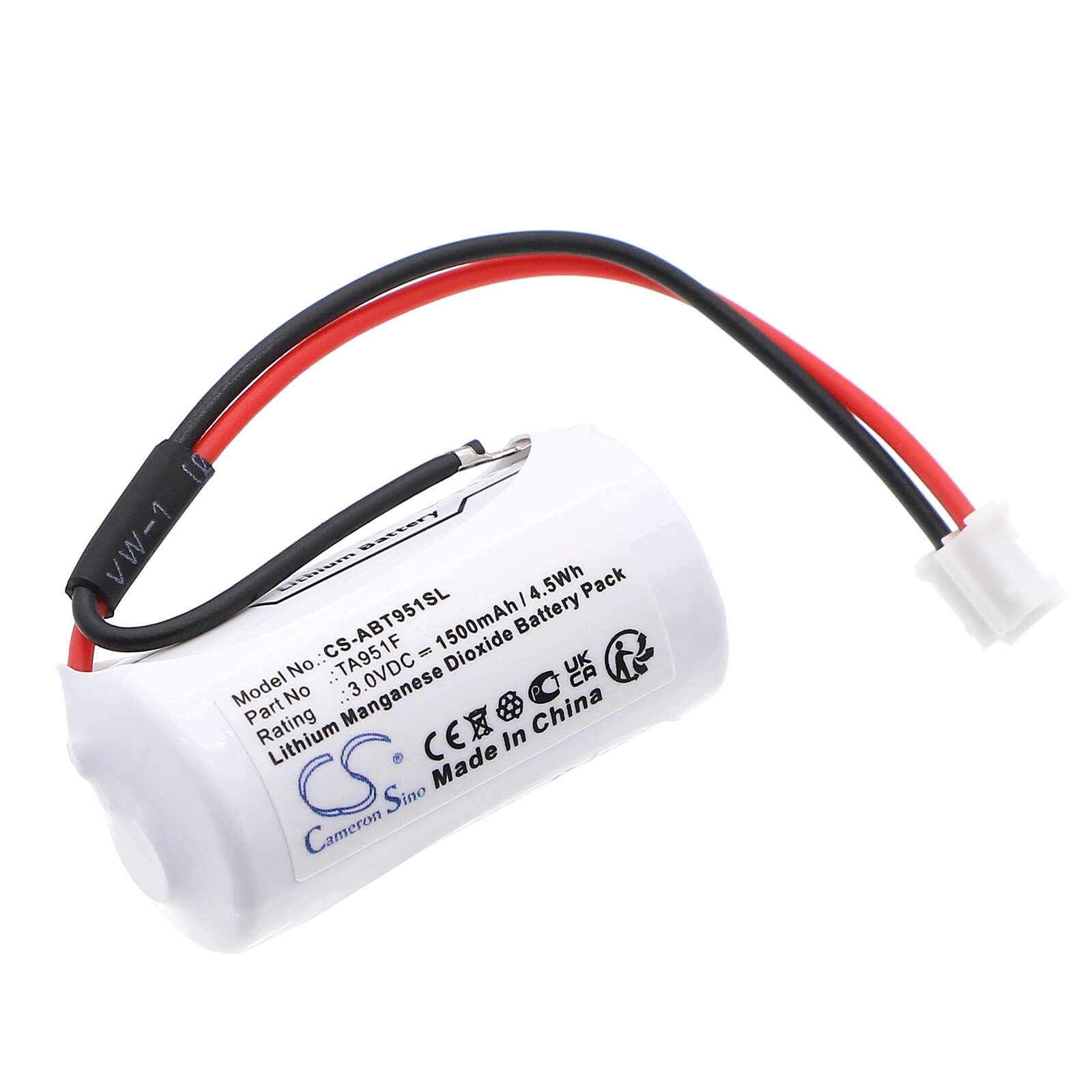 Batteri for PLC for ABB 3BDH001030R0001, TA951F