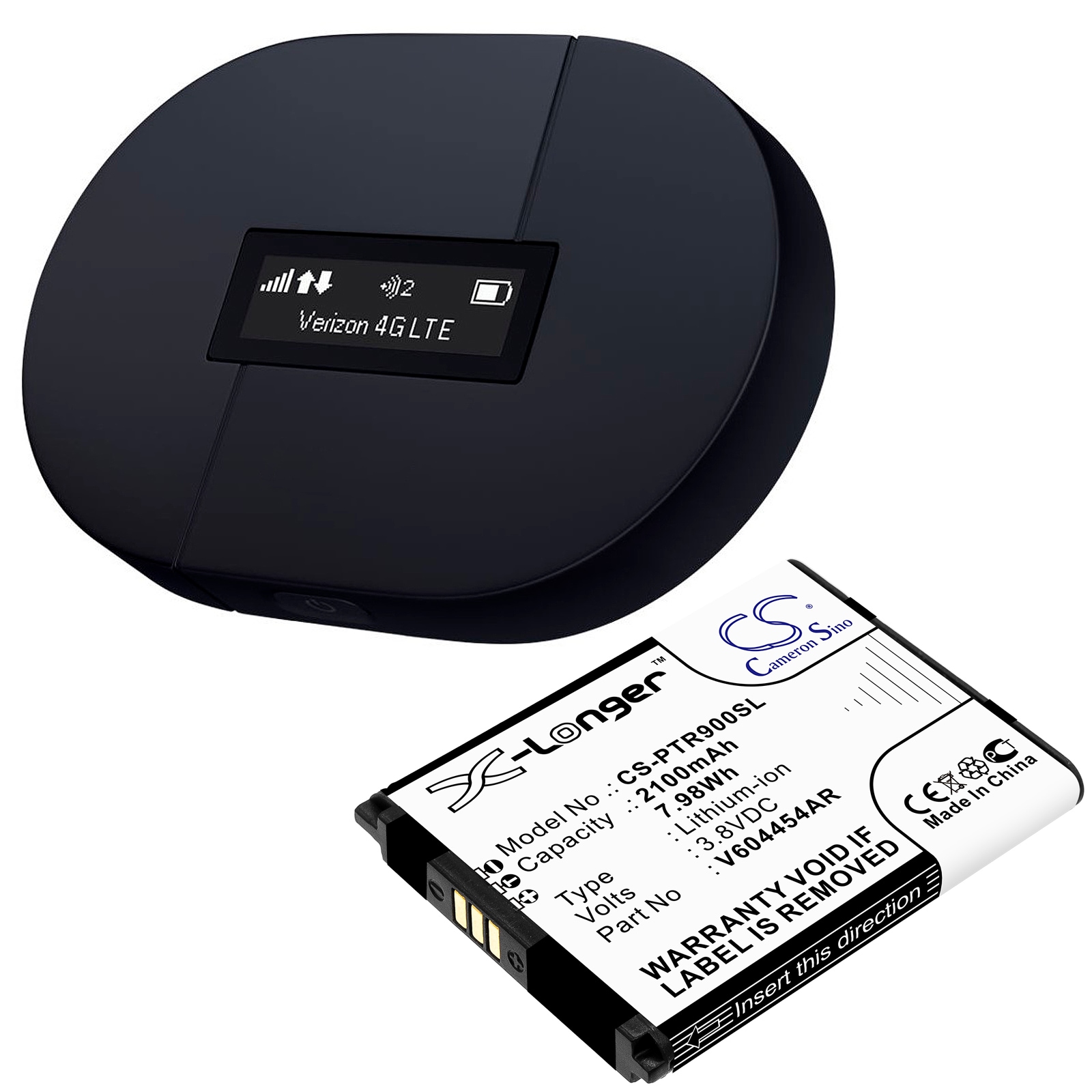 Batteri til hotspot for Franklin Wireless MHS900L
