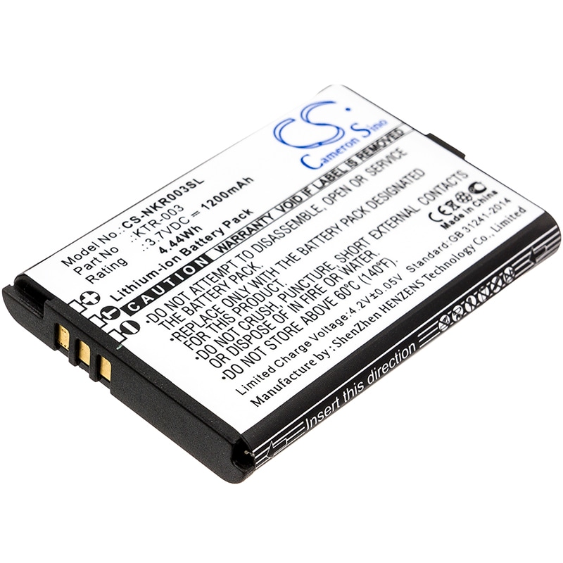 Batteri til spillkonsoll for Nintendo NN3DS, MWH710A01, New 3DS