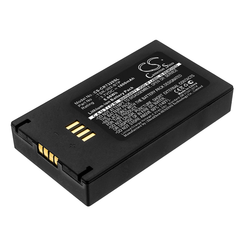 Batteri for Crestron TSR-302 fjernkontroll, TSR-302 håndholdt fjernkontroll med berøringsskjerm