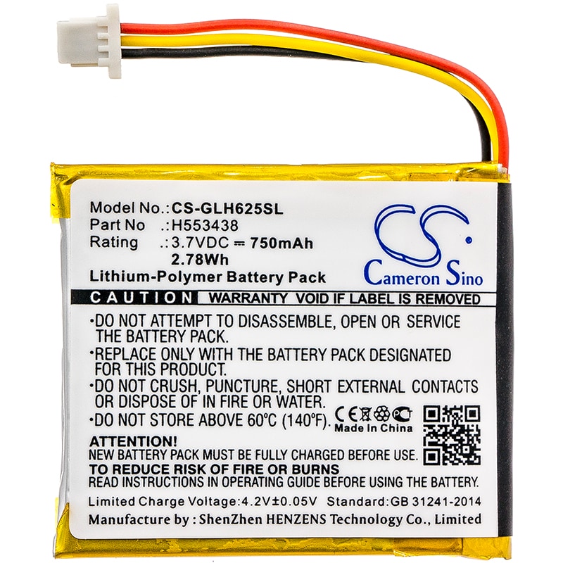 Batteri til smartklokke for Globalstar GH625XT