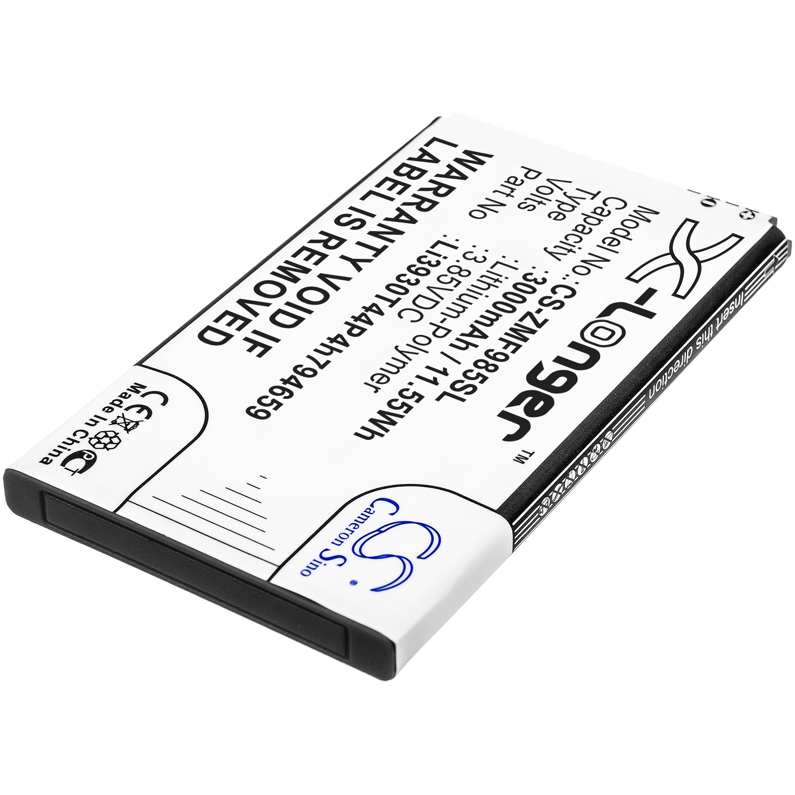 Batteri for hotspot for ZTE MF288, Smart Hub Turbo, MF985