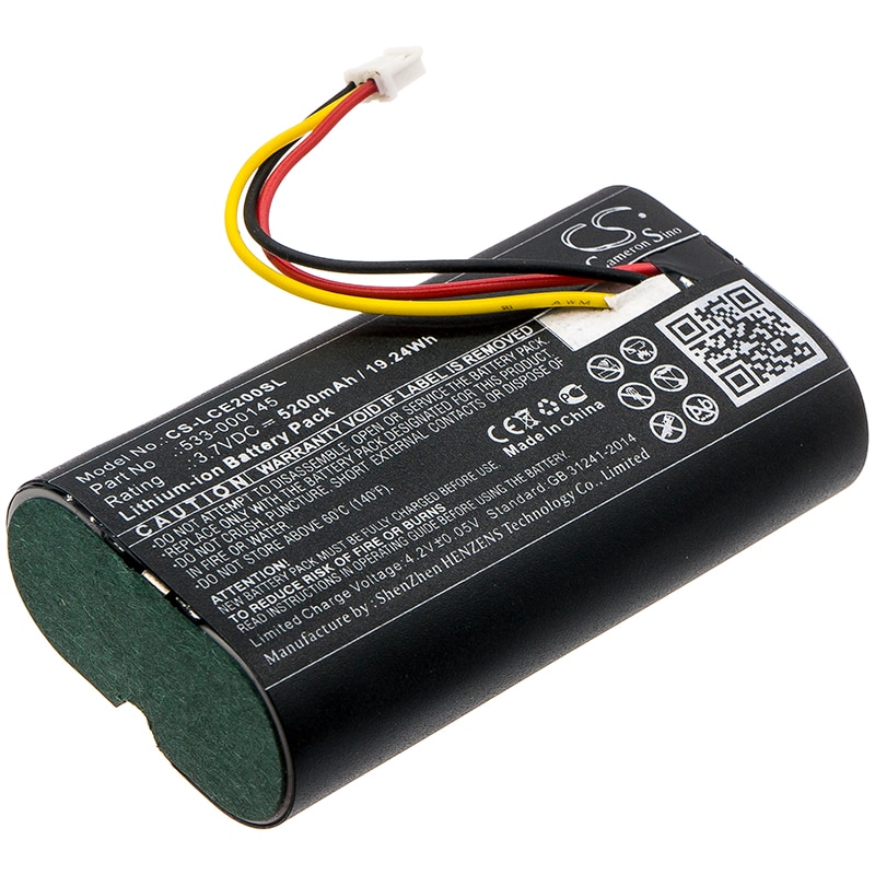 Batteri for hjemmeovervåkningskamera for $ 0000033n CIRCLE 2, ICES-3 (3), NMB-3 (B) og andre.