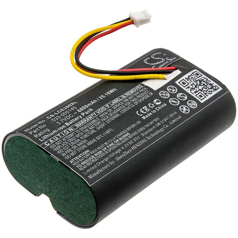 Batteri for hjemmeovervåkningskamera for $ 0000033n CIRCLE 2, ICES-3 (3), NMB-3 (B) og andre.