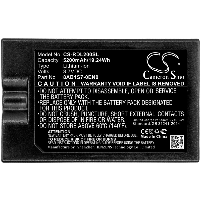 Batteri til Ring Doorbell og Cam – 5200 mAh Li-ion