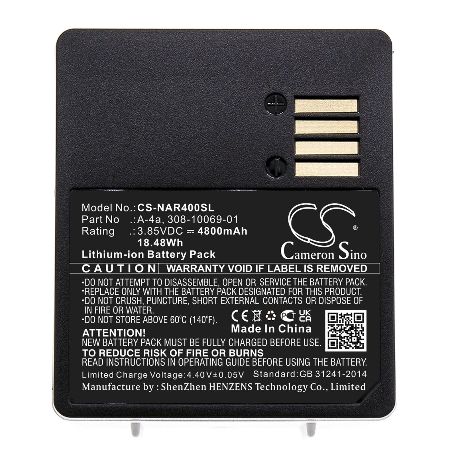 Batteri til Arlo Ultra / Pro 4 – 4800 mAh Kompatibelt Erstatningsbatteri i Originalkvalitet