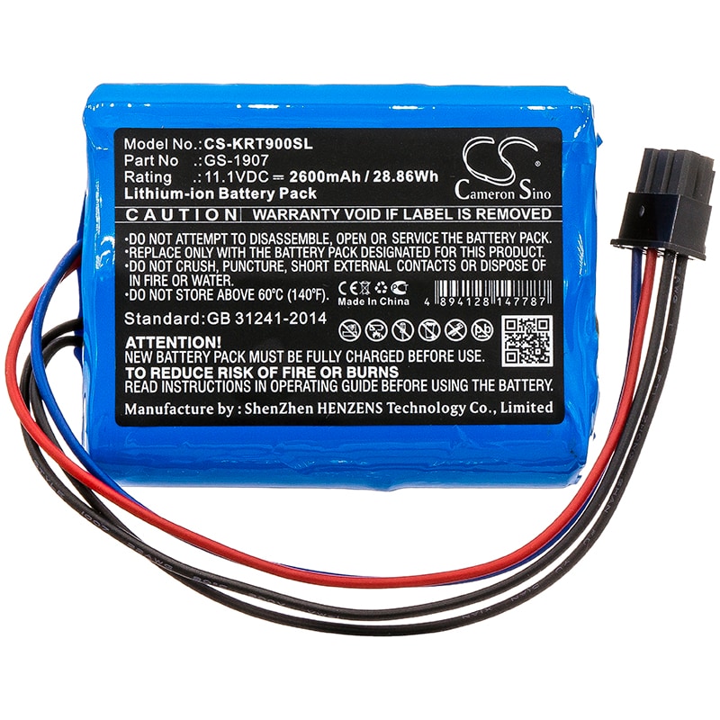 Batteri til stemplingsur for Kronos InTouch 9000, 8609000-018