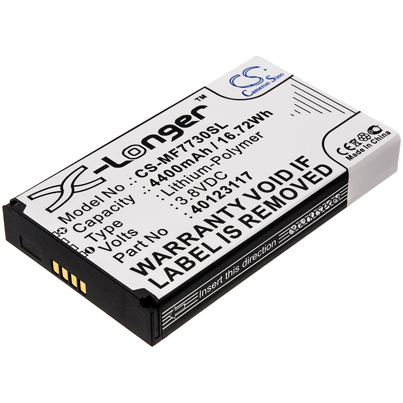 Batteri for hotspot for Novatel Wireless MiFi 7730L, Jetpack MiFi 7730L og andre.