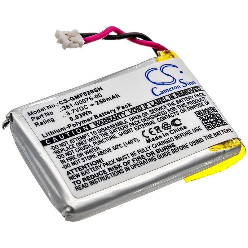 Batteri til smartklokke for Garmin Forerunner 620