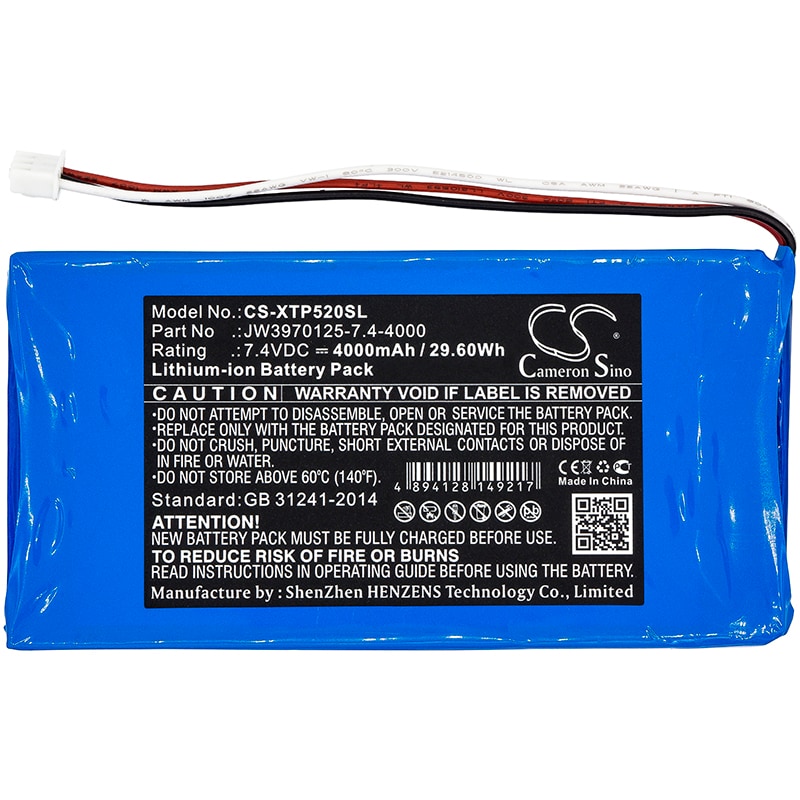 Batteri til diagnostisk skanner for XTOOL P52