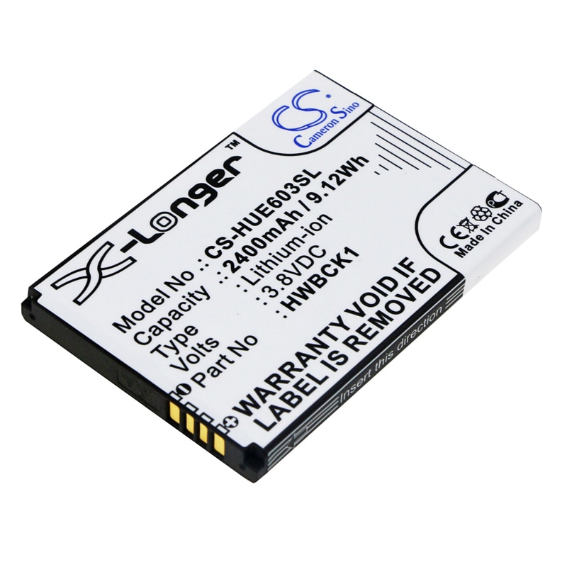 Batteri for Hotspot for Huawei 601HW, 603HW