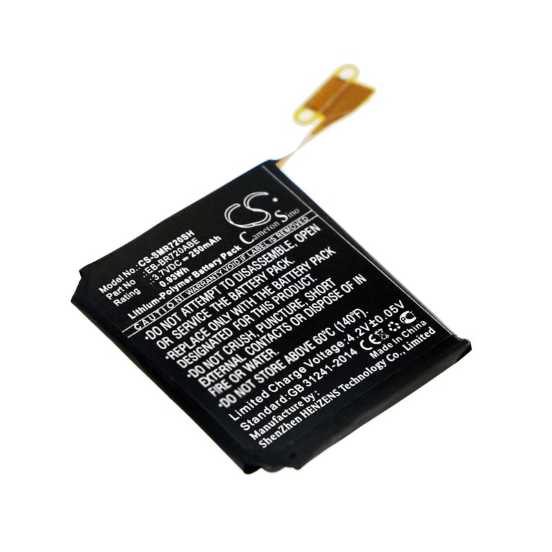 Batteri for smartklokke for Samsung Gear S2 Classic, SM-R720, SM-R732 og andre.