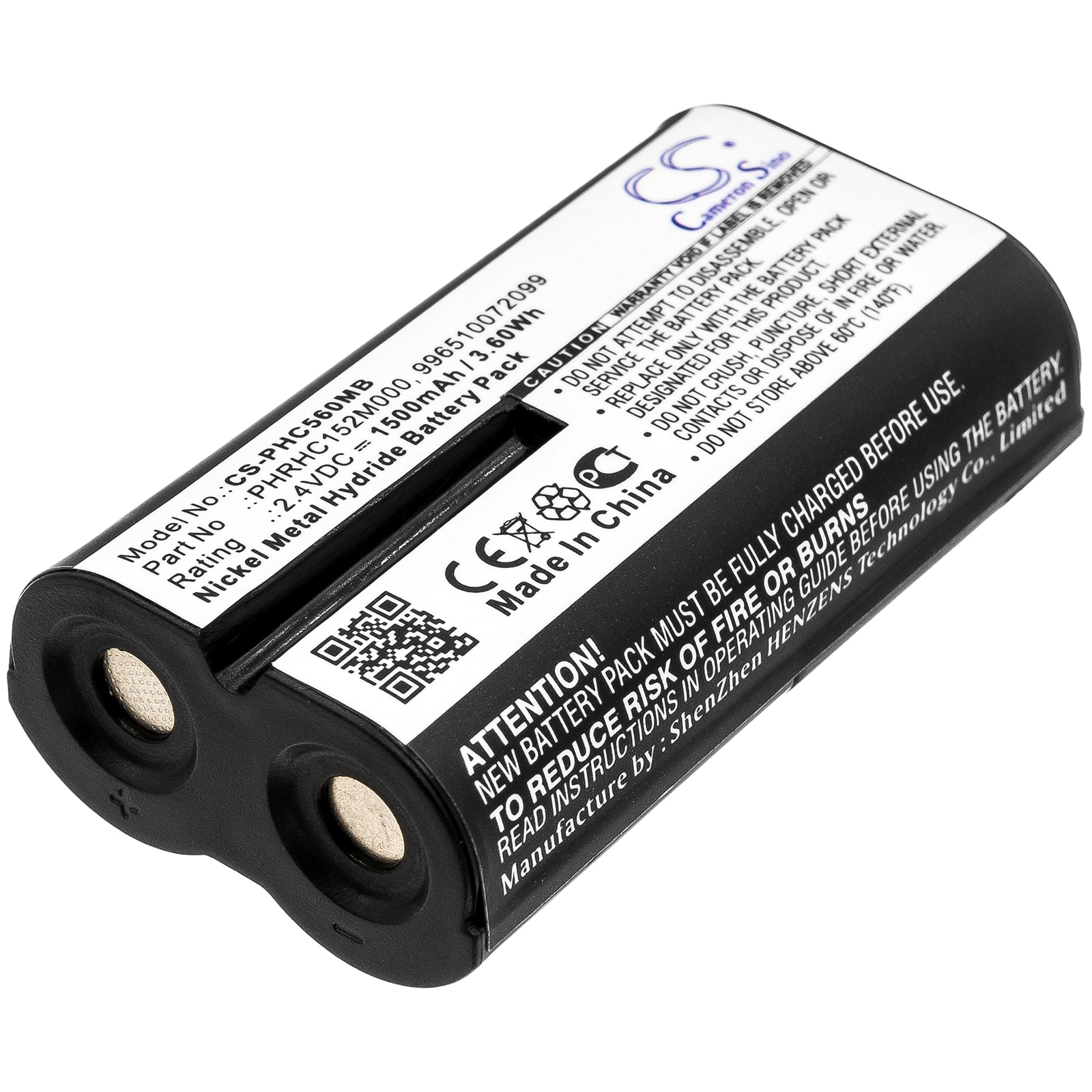 Batteri til BabyPhone for Philips Avent SCD720/86, Avent SCD730/86, Avent SCD560/10 og andre.